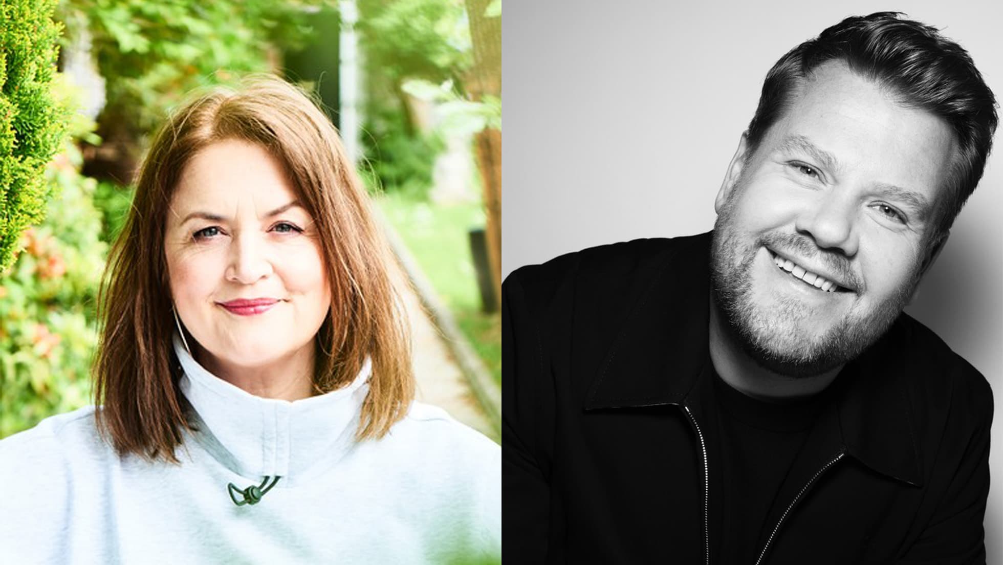 Ruth Jones and James Corden, the writers and stars of Apple TV's The Choir